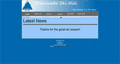 Desktop Screenshot of clearwaterskihill.com